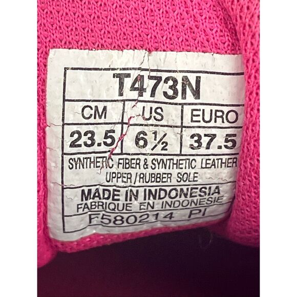 ASICS Gel-Exalt 2 Women’s Size 6.5 Running Shoes Blue Pink Neon Yellow T473N - Picture 8 of 8